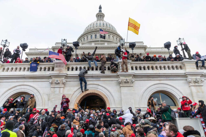 Washington,,Dc,-,January,6,,2021:,Protesters,Seen,All,Over