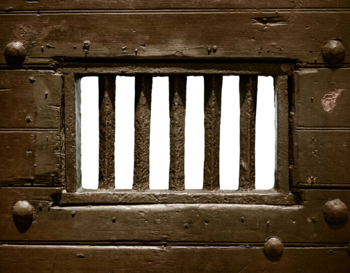 Detail,Of,The,Bars,Of,An,Old,Prison,Or,Jail