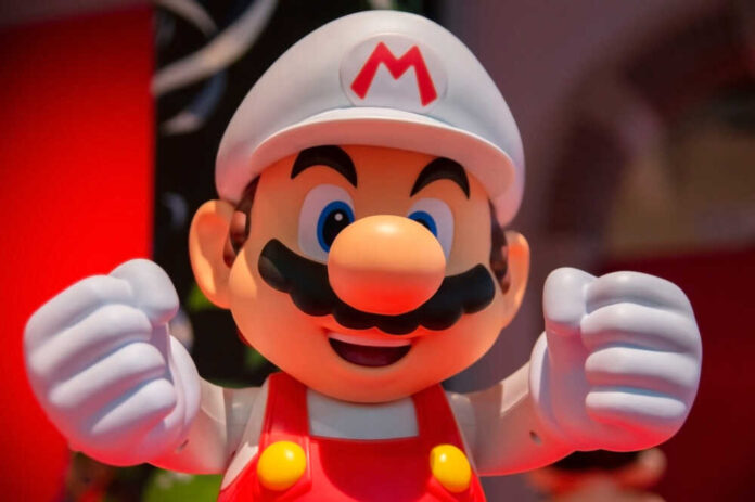 Mario,Bross,Figure,At,The,Cool,Japan,Exhibition,At,The