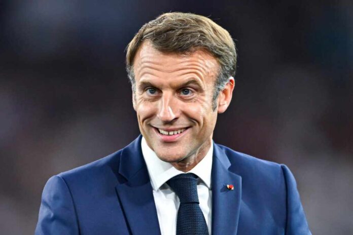 Emmanuel,Macron,During,The,Rugby,World,Cup,Rwc,2023,,Pool