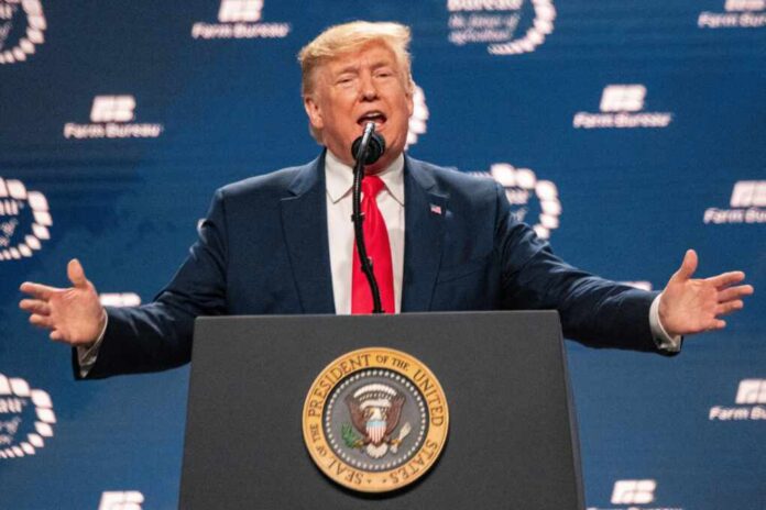 U.s.,President,Donald,Trump,At,The,101st,American,Farm,Bureau