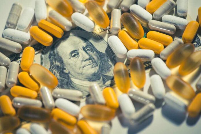 Big,Pharma,Conspiracy,Theory.,Medical,Pills,Lying,On,Top,Of