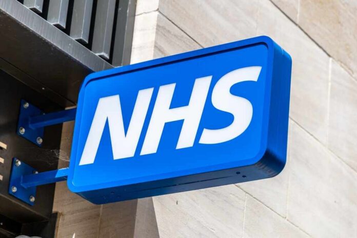NHS sign displayed prominently on a building