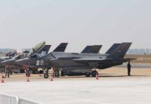 China’s J-36 Fighter Redesigns: US on Edge F-35 military jets parked on an airfield with crew members nearby