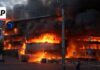 Fires burn in Kyiv after Russia uses hypersonic missile in mass attack on Ukraine