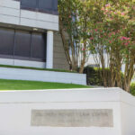 Exterior view of the Southern Poverty Law Center building with landscaped grounds