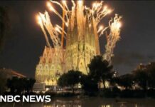 Pope Leo blesses world’s tallest church in Barcelona