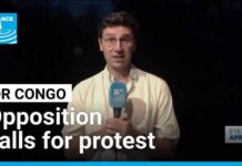 DR Congo opposition calls for protest against Tshisekedi running for 3rd term • FRANCE 24 English