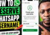 How To Reserve Whatsapp Username