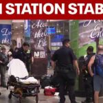 Penn Station stabbing leaves 6 injured; suspect in custody.