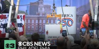 U.S. buries time capsule on Independence Mall in commemoration of America's 250th anniversary