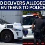 Waymo delivers alleged drunken teen passengers to police after unruly ride | KTVU