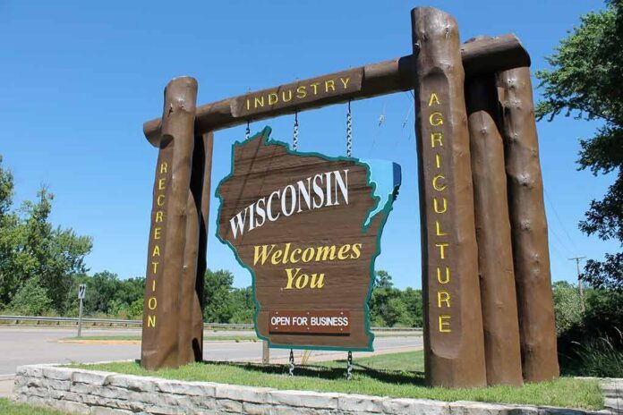shutterstock_116559832 Wisconsin welcome sign at roadside