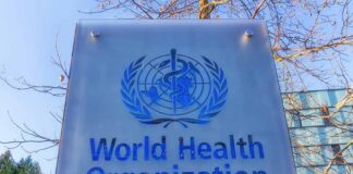 World Health Organization sign outdoors
