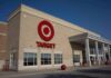 Offensive Costume Sparks Target Firestorm Exterior view of a Target store with a large logo