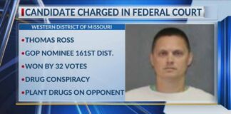 Thomas Ross, candidate charged, transferred to federal custody