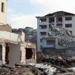Beirut Blast JOLTS U.S.–Iran Talks Collapsed apartment buildings amid heavy rubble