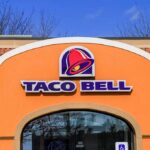 Taco Bell restaurant exterior with logo and sign