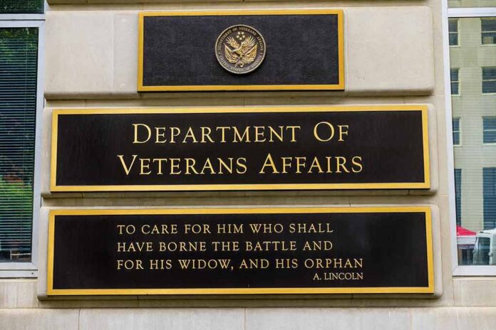 Department of Veterans Affairs building sign